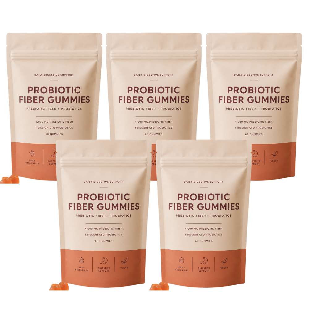 5 Pack | Probiotic Fiber Gummies